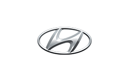 Hyundai logo.