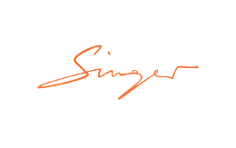Singer logo.